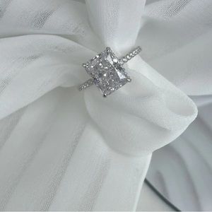 4ct Radiant Solitaire